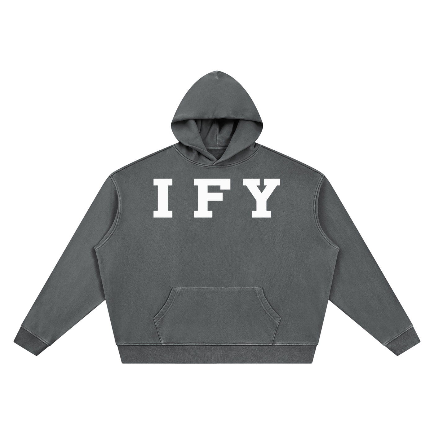 Unisex Vintage Wash Boxy Hoodie