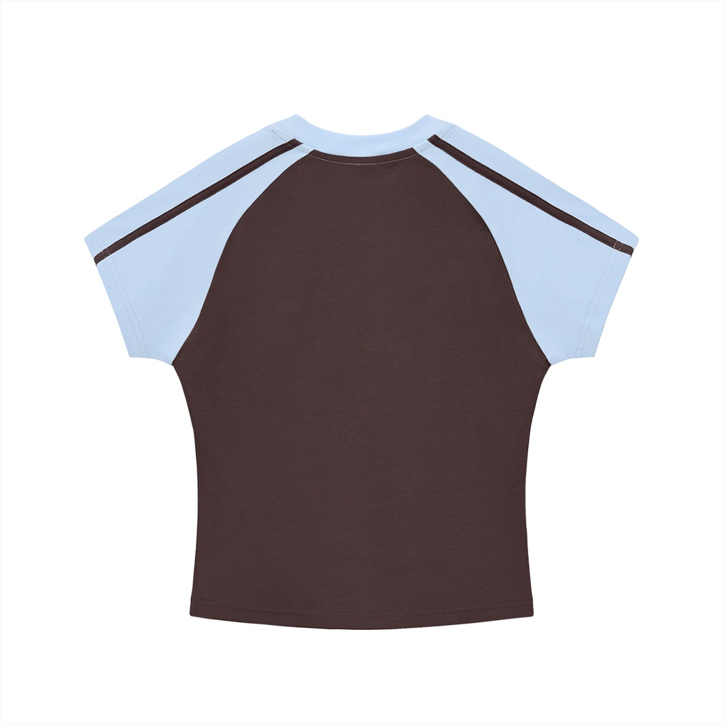 Chic Comfort: Bodycon Raglan Sleeve T-Shirt for Everyday Style