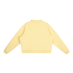 Women's Fleece Mock-Neck Sweatshirt: Cozy Comfort for Every Occasion
