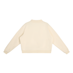 Women's Fleece Mock-Neck Sweatshirt: Cozy Comfort for Every Occasion