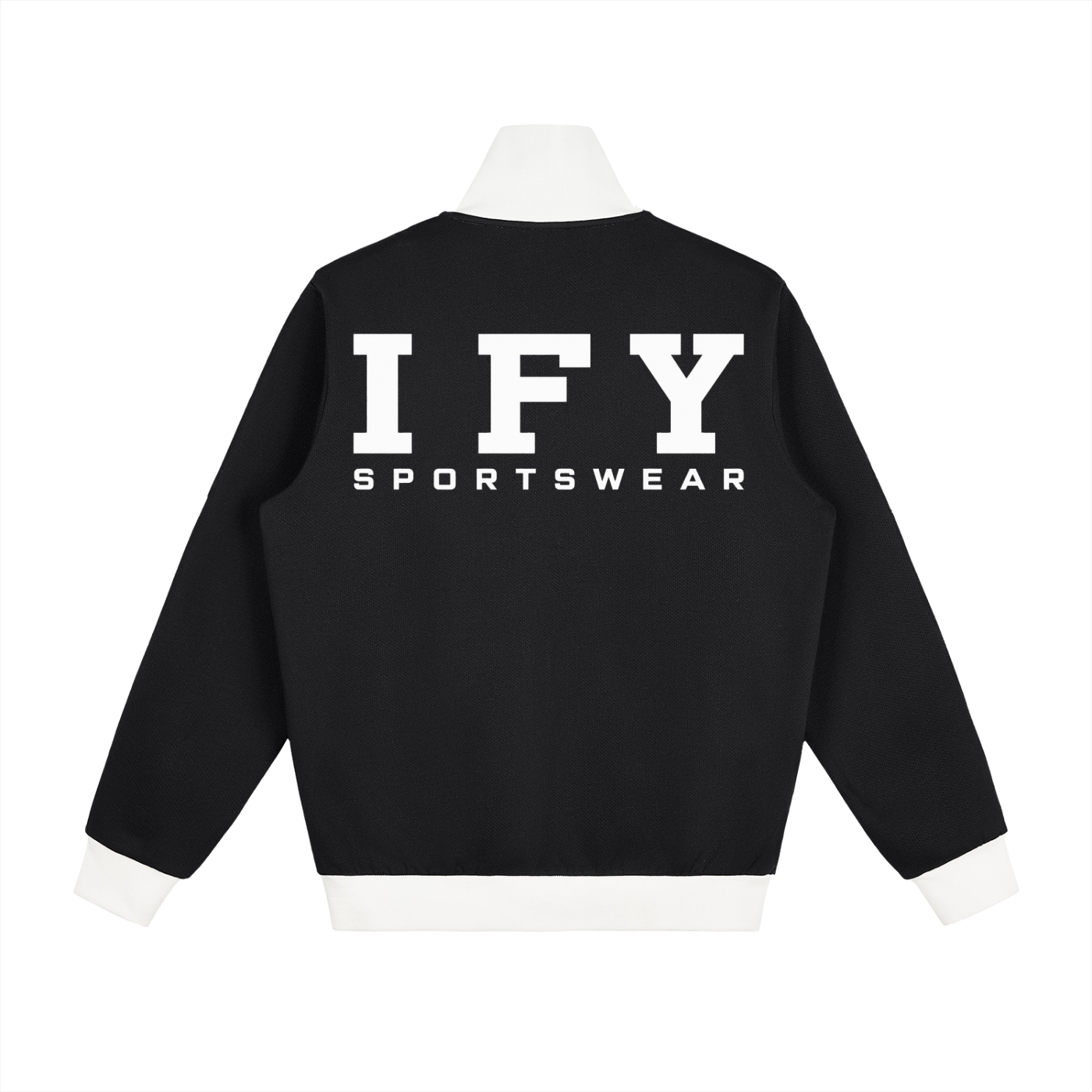 Contrast Side Stripe Fleece Track Jacket