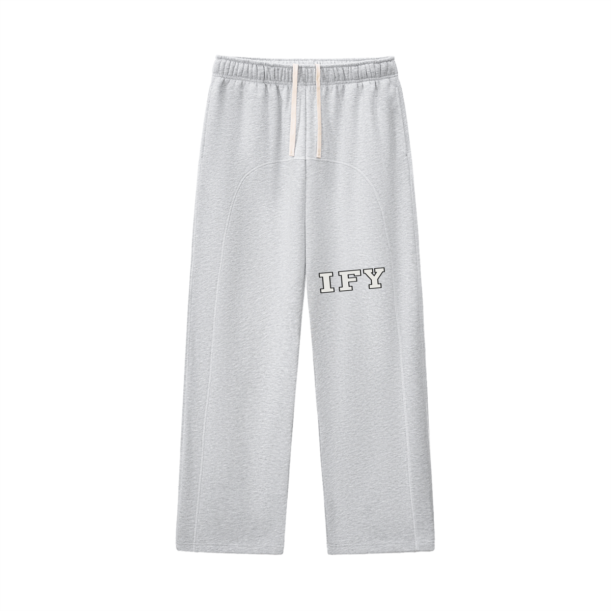 Contrast-Stitched Fleece Sweatpants