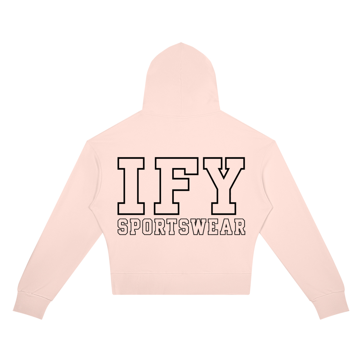Crop Drop Shoulder Hoodie