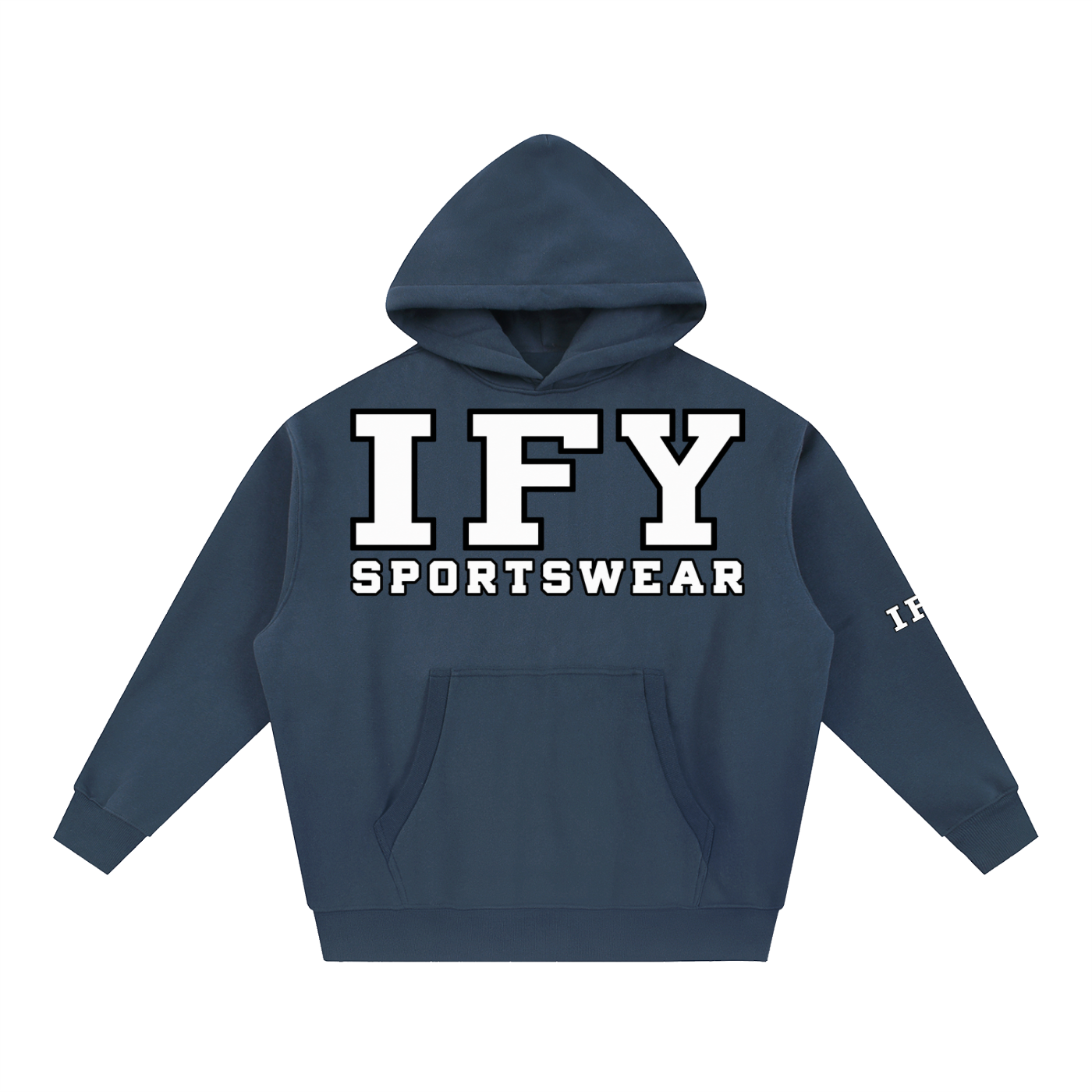 Essential Oversized Boxy Fit Fleece Hoodie