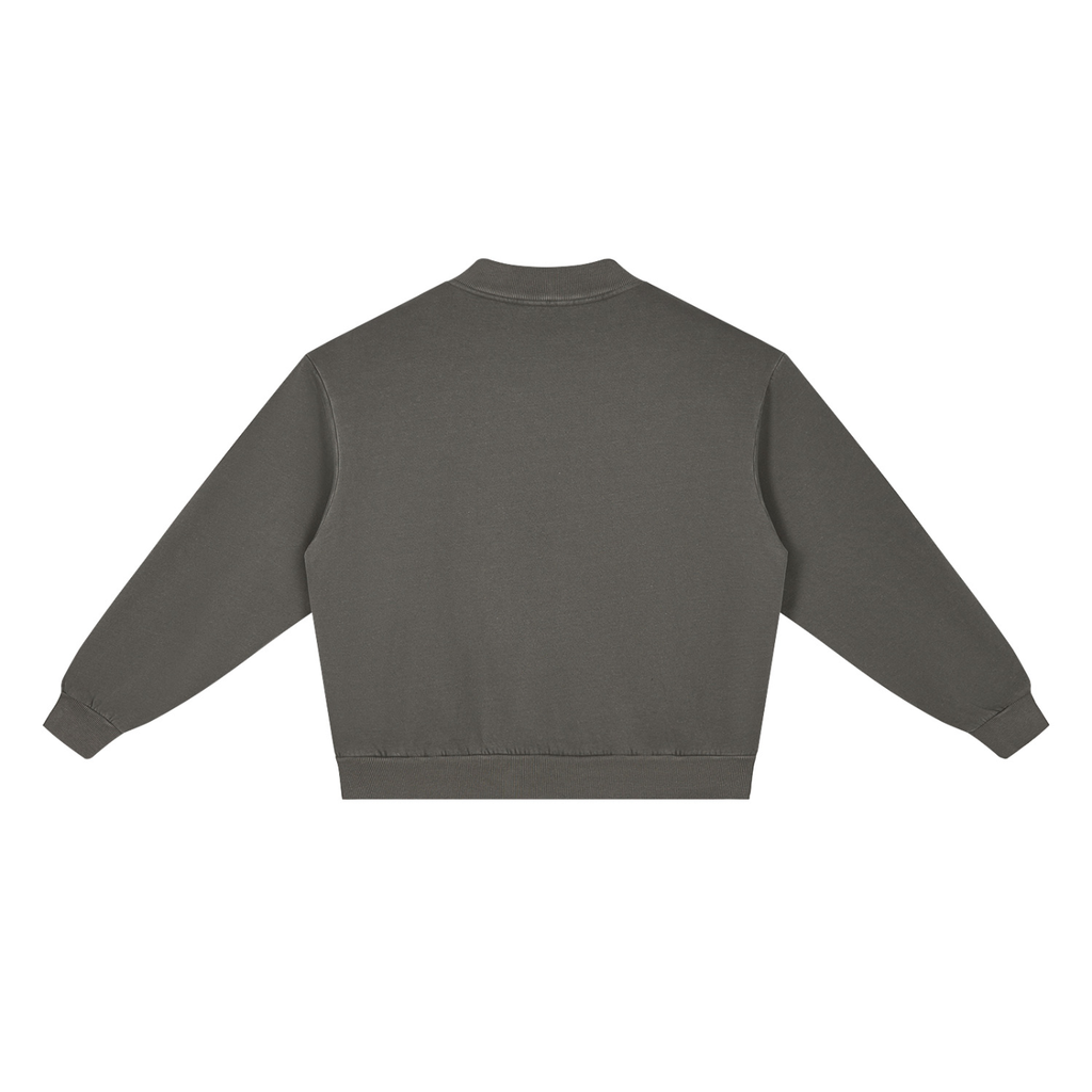 Unisex Vintage Wash Fleece Quarter Zip Sweatshirt