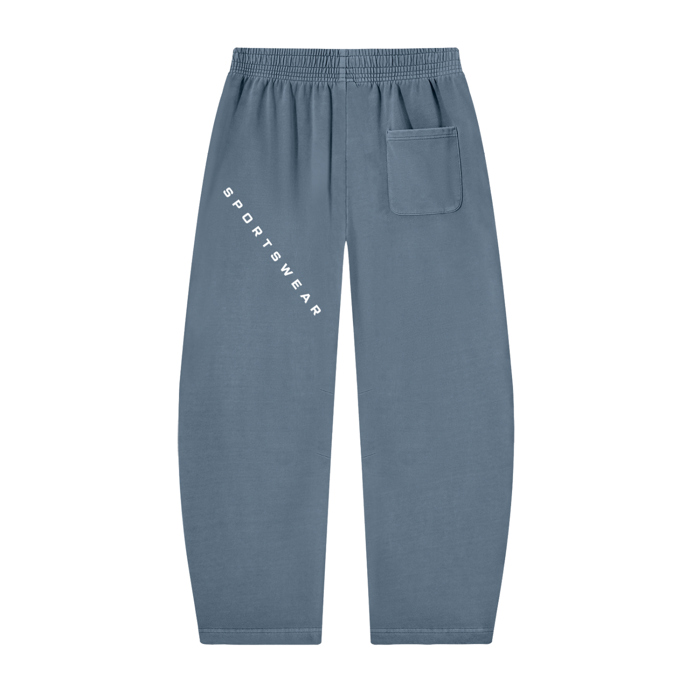 Unisex Vintage Washed Barrel Leg Sweatpants