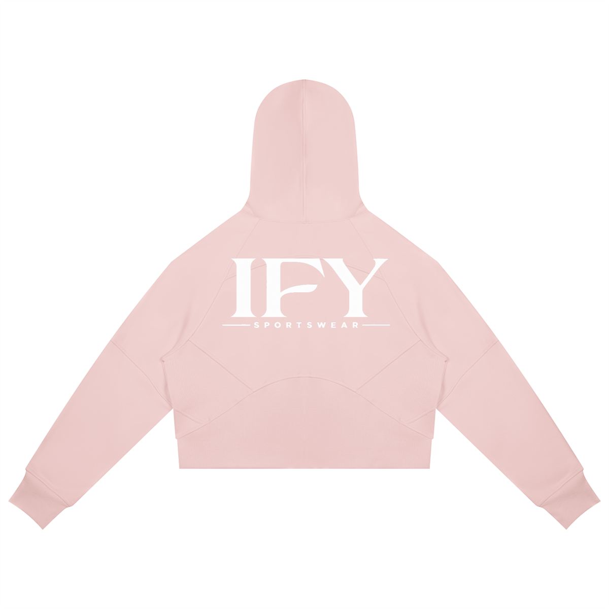 Cropped Zip-Through Hoodie