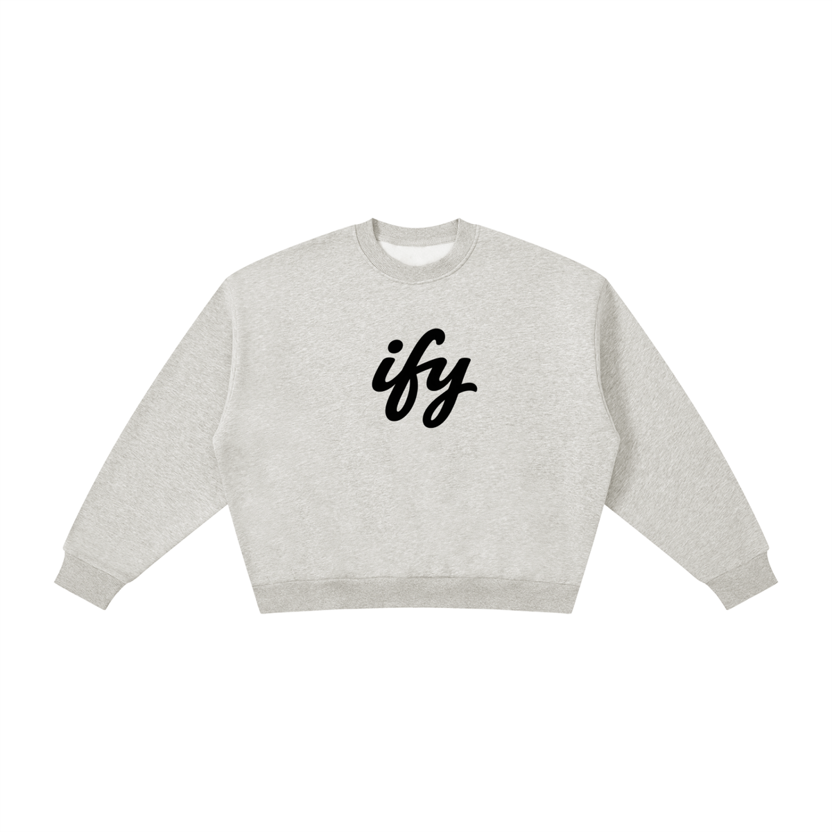 Boxy Fleece Crewneck Sweatshirt