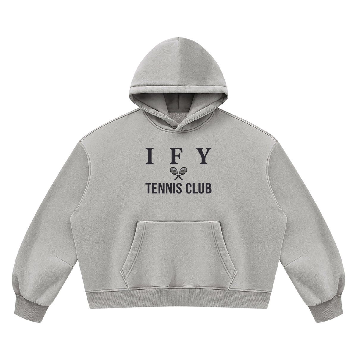 Vintage Wash Boxy Fleece Hoodie