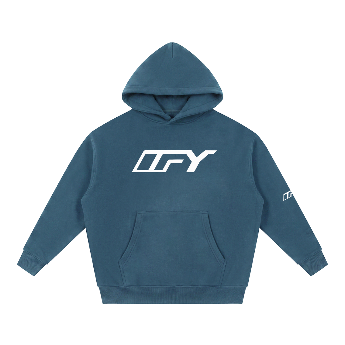 Essential Oversized Boxy Fit Fleece Hoodie