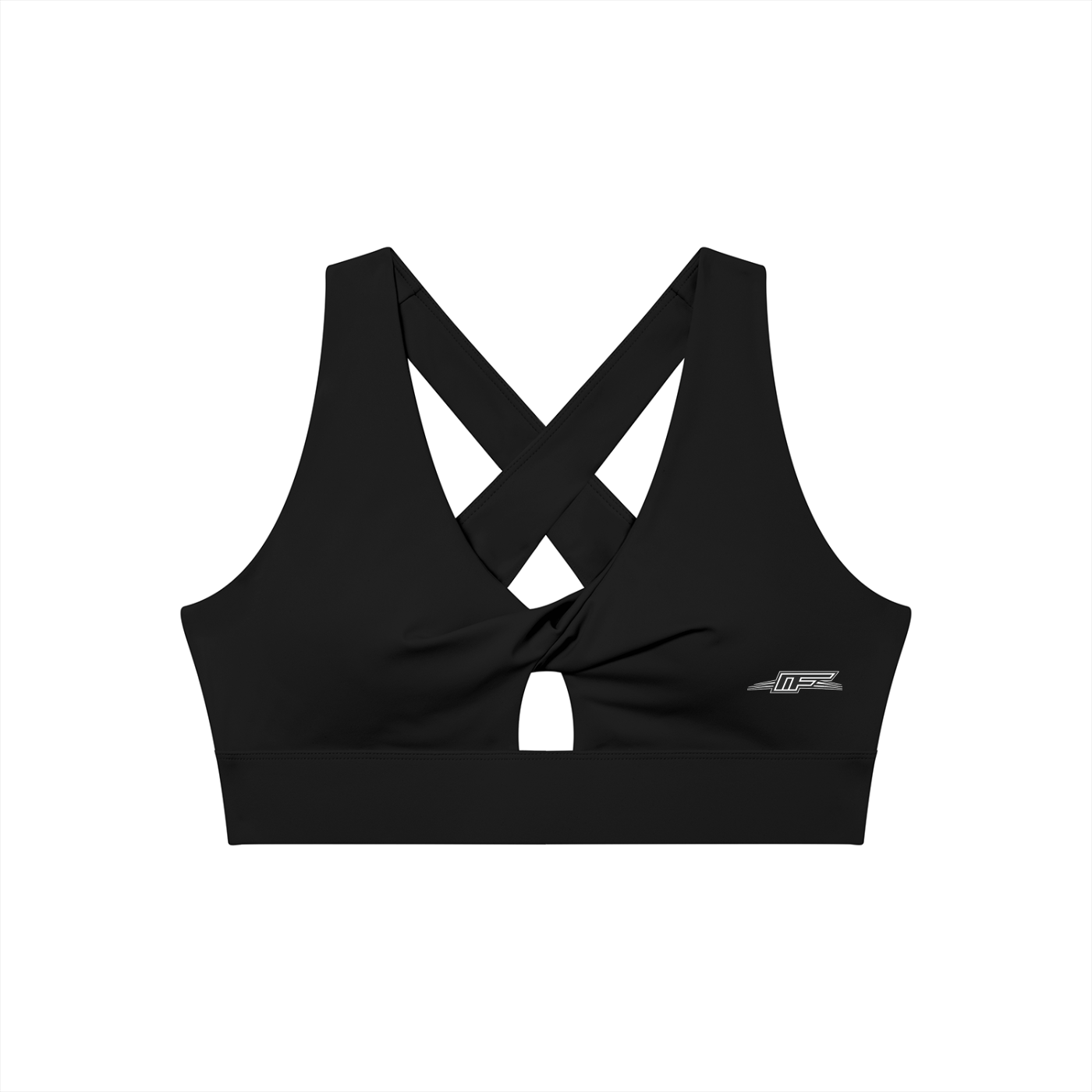 Elevate Your Workout with Our Women's Twist Front Sports Bra
