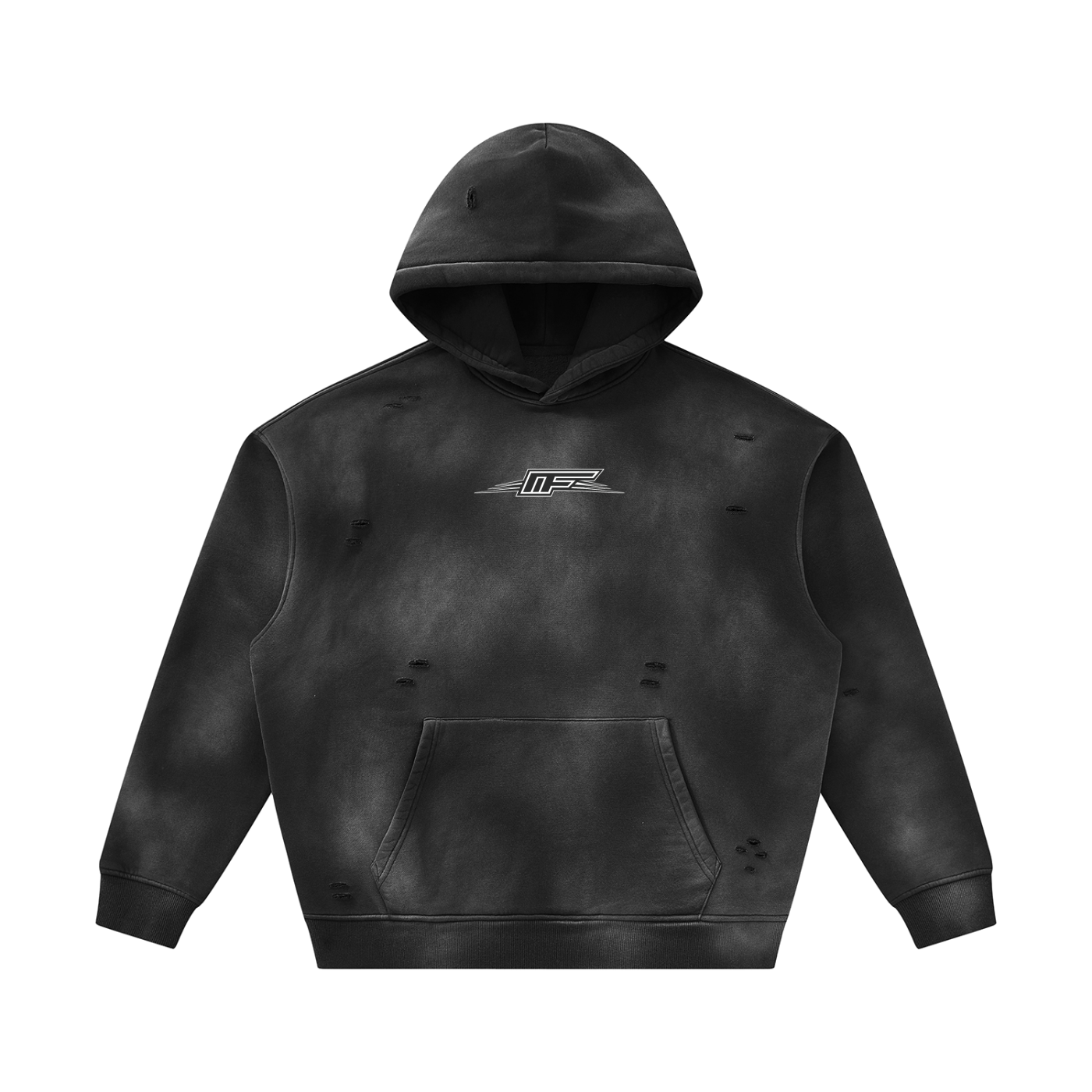 Unisex Frayed Fleece Hoodie: Your Go-To for Comfort and Style
