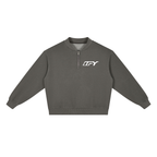 Unisex Vintage Wash Fleece Quarter Zip Sweatshirt