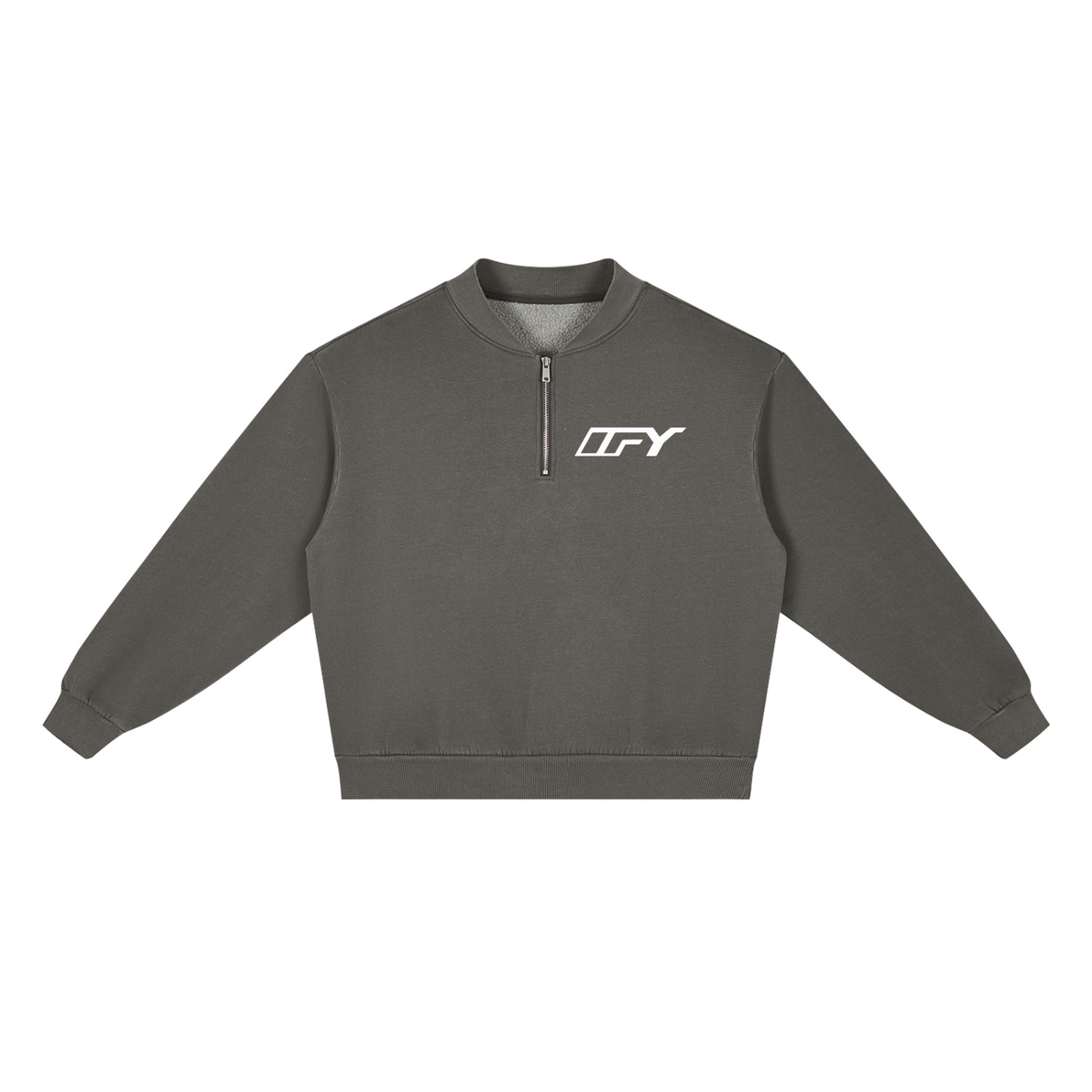 Unisex Vintage Wash Fleece Quarter Zip Sweatshirt