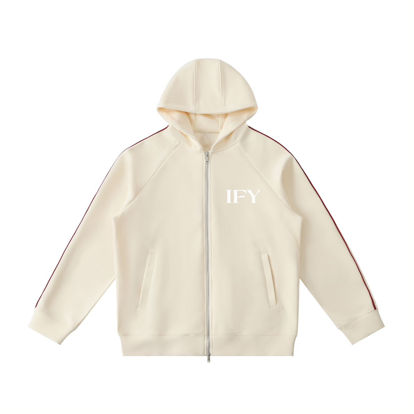 Heavyweight Raglan Sleeve Zip Hoodie