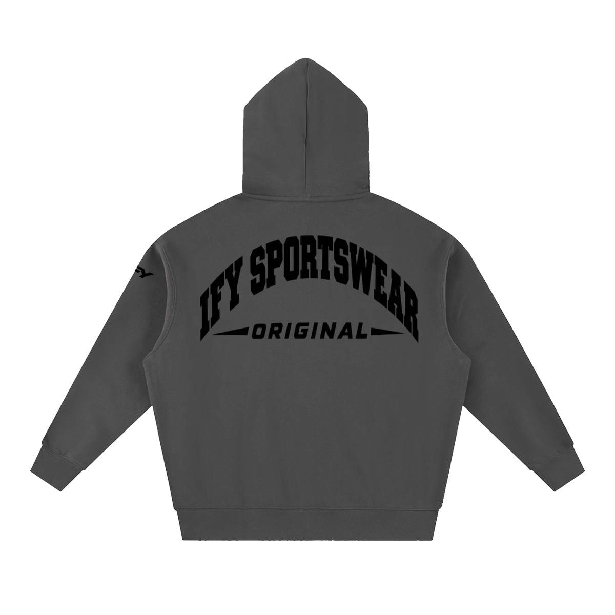 Oversized Boxy-Fit Fleece Hoodie