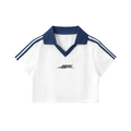 Elevate Your Style with Our Cropped Jersey with Contrast Collar