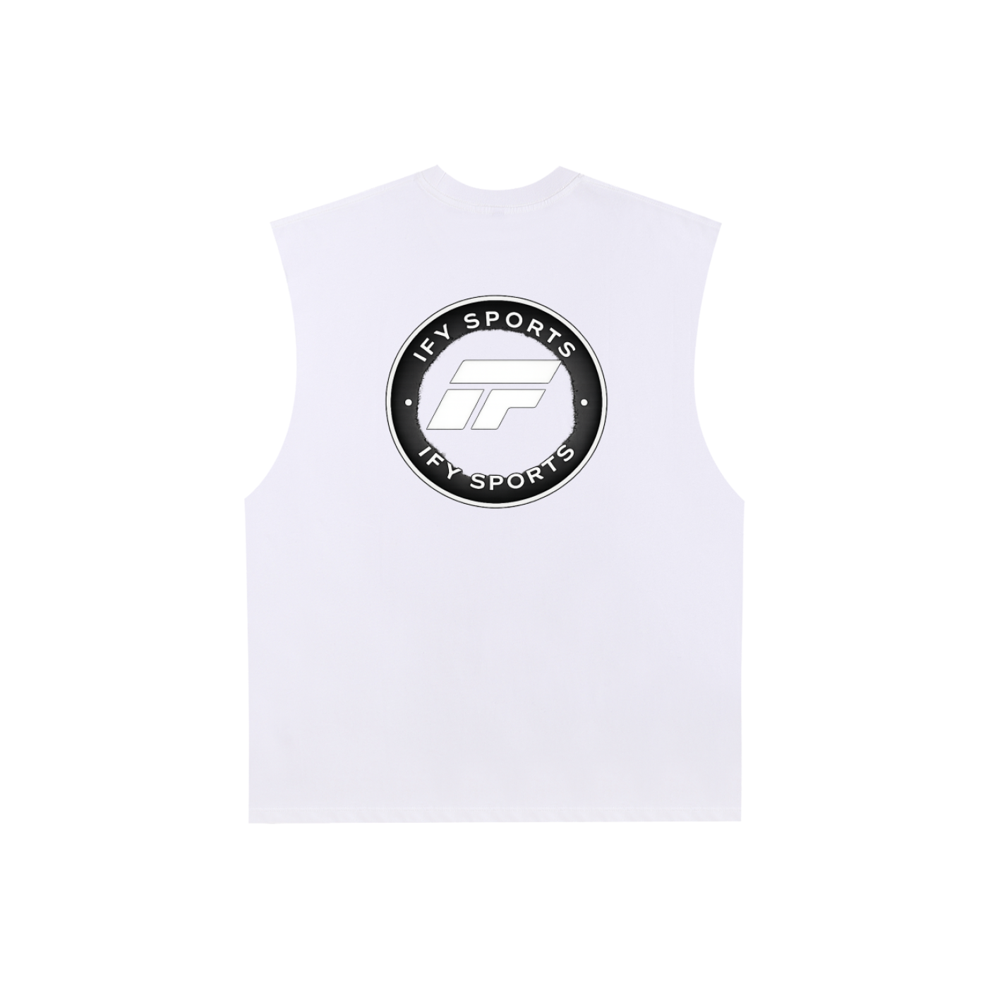 Raw Edge Cotton Tank Top
