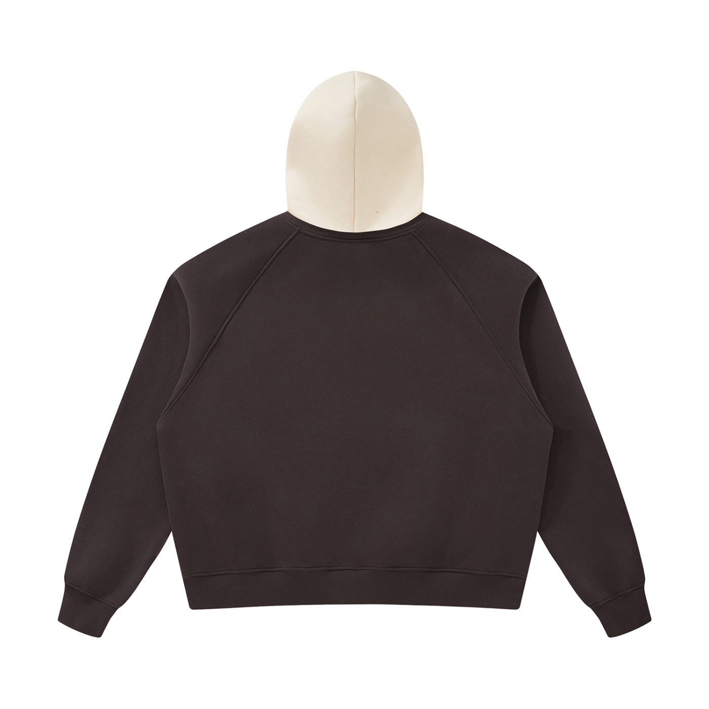 Unisex Fleece Raglan Color Block Hoodie