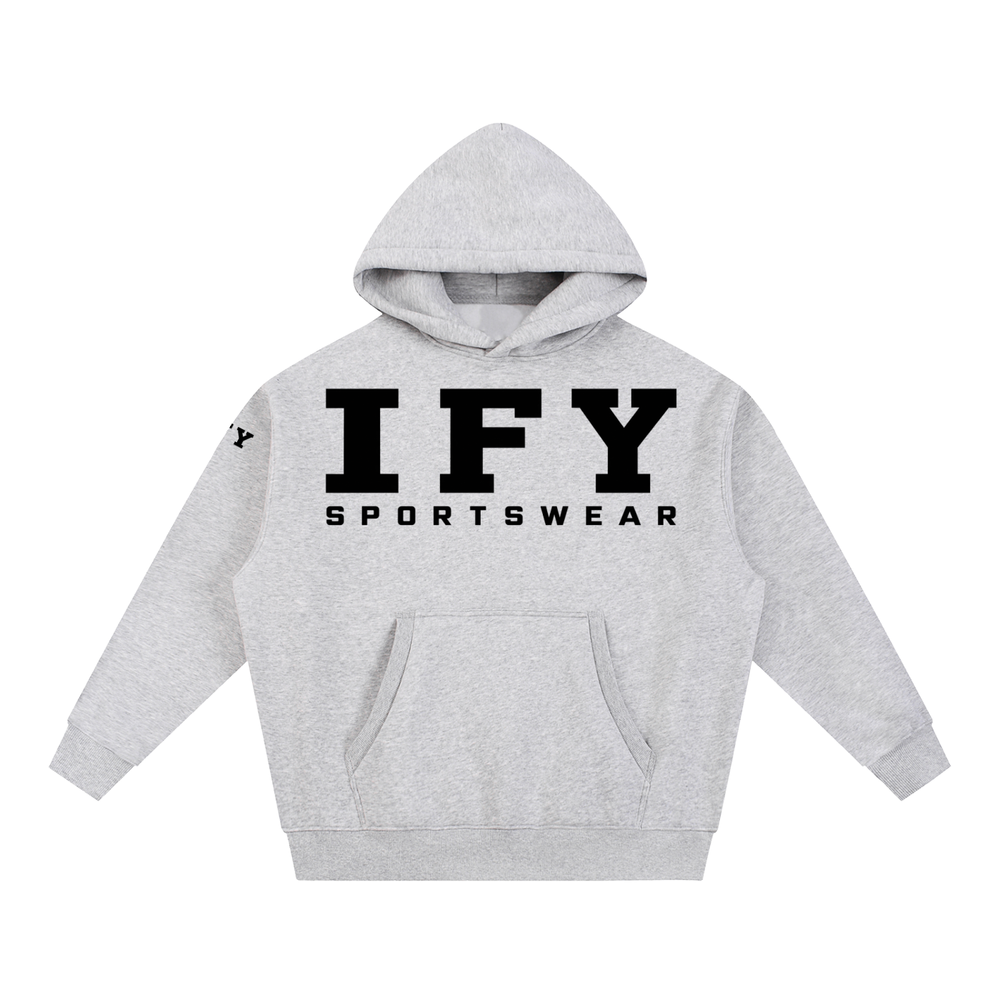 Essential Oversized Boxy Fit Fleece Hoodie