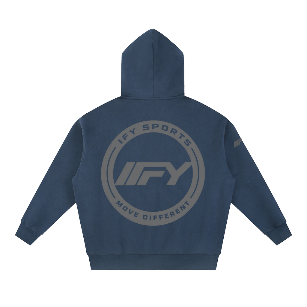 Essential Oversized Fleece Zip Hoodie