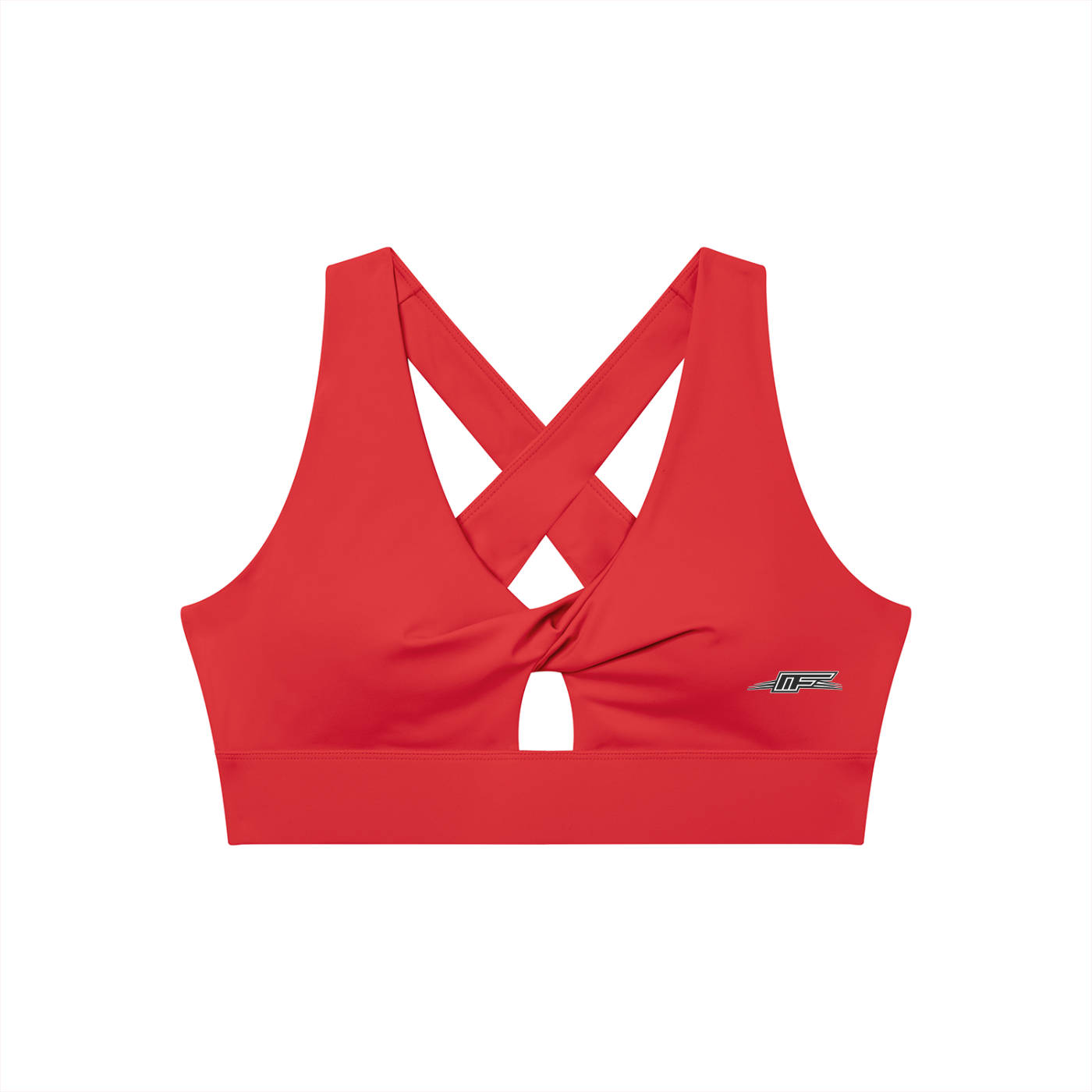 Elevate Your Workout with Our Women's Twist Front Sports Bra