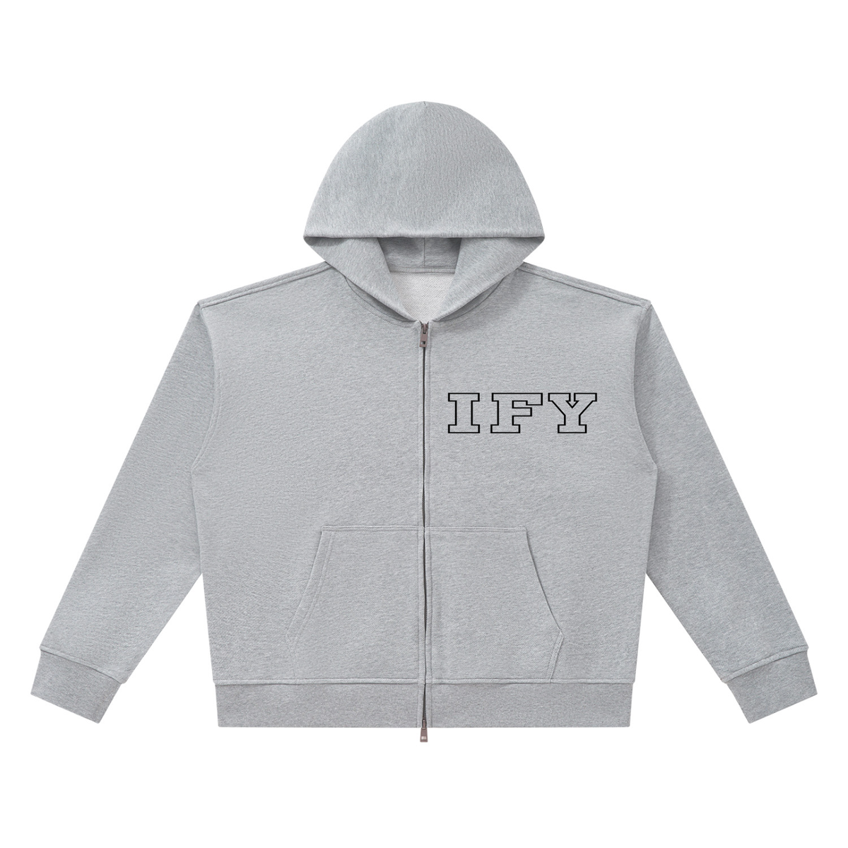 Heavyweight Cotton Full-Zip Hoodie