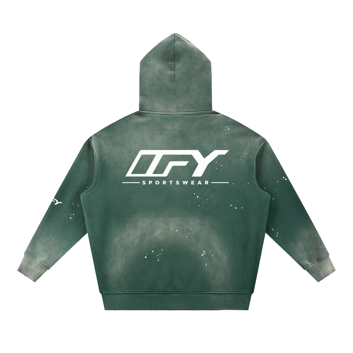 Vintage Washed Frayed Fleece Hoodie - Your Go-To Cozy Essential