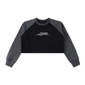 Elevate Your Style with Our Color-Block Crop Sweatshirt