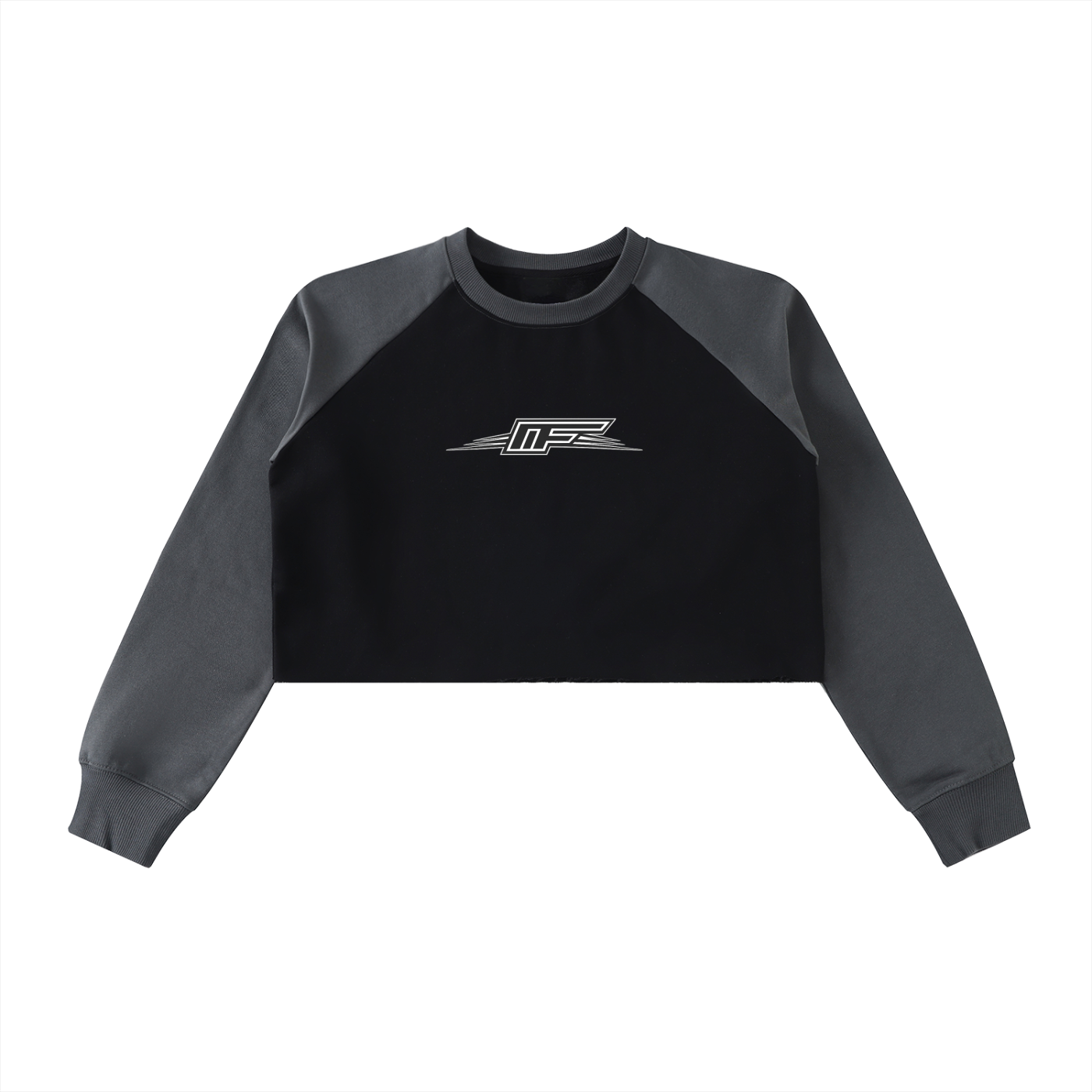 Elevate Your Style with Our Color-Block Crop Sweatshirt