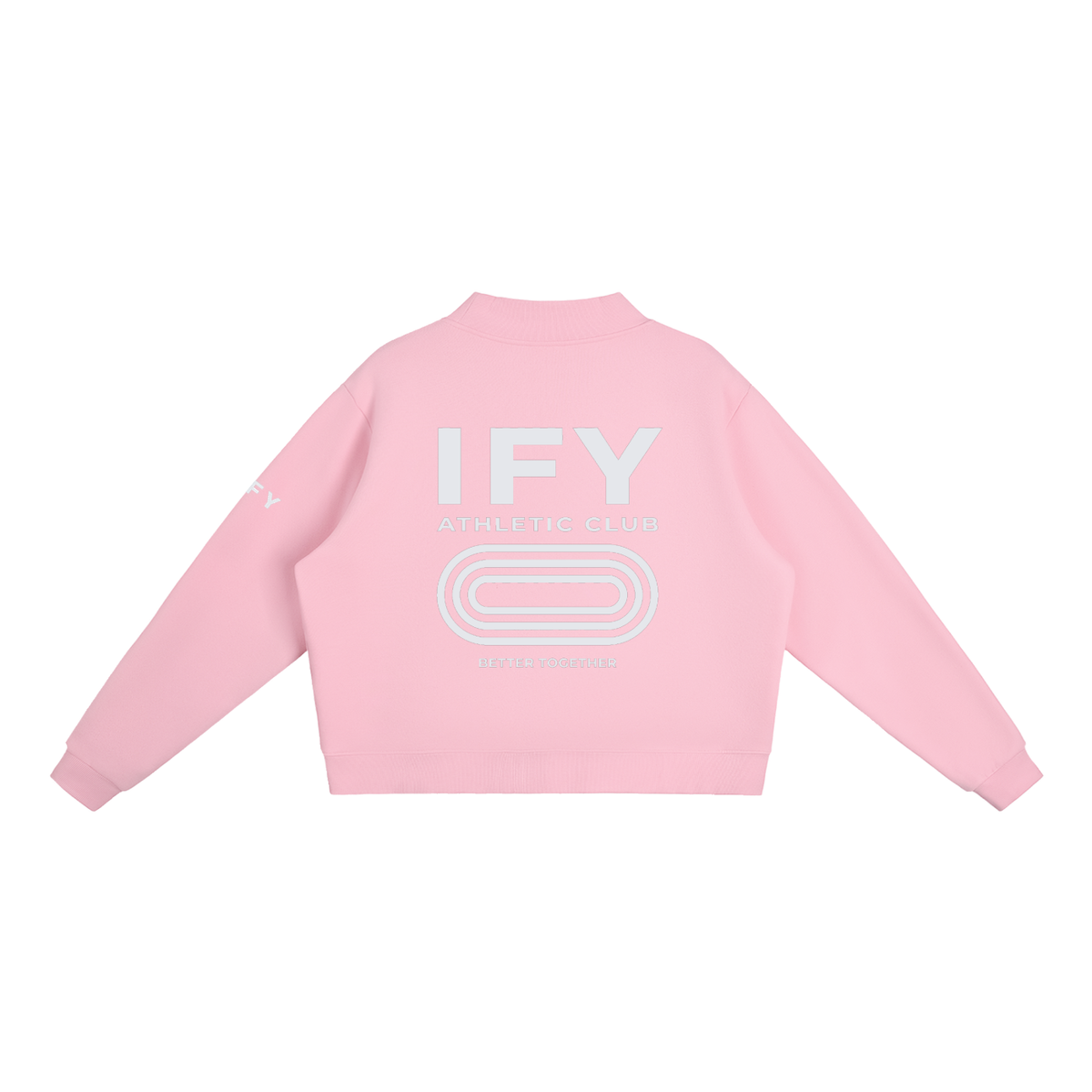 Mock-Neck Crew Sweatshirt
