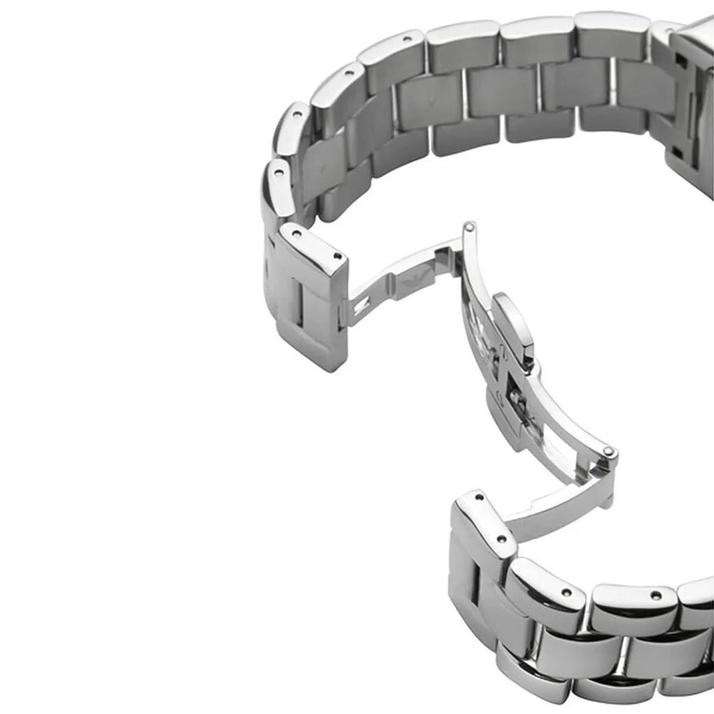 Emporio Armani AR0156 Classic Men's Rectangular Silver Watch
