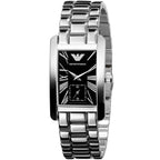 Emporio Armani AR0157 Classic Women's Rectangular Silver Watch