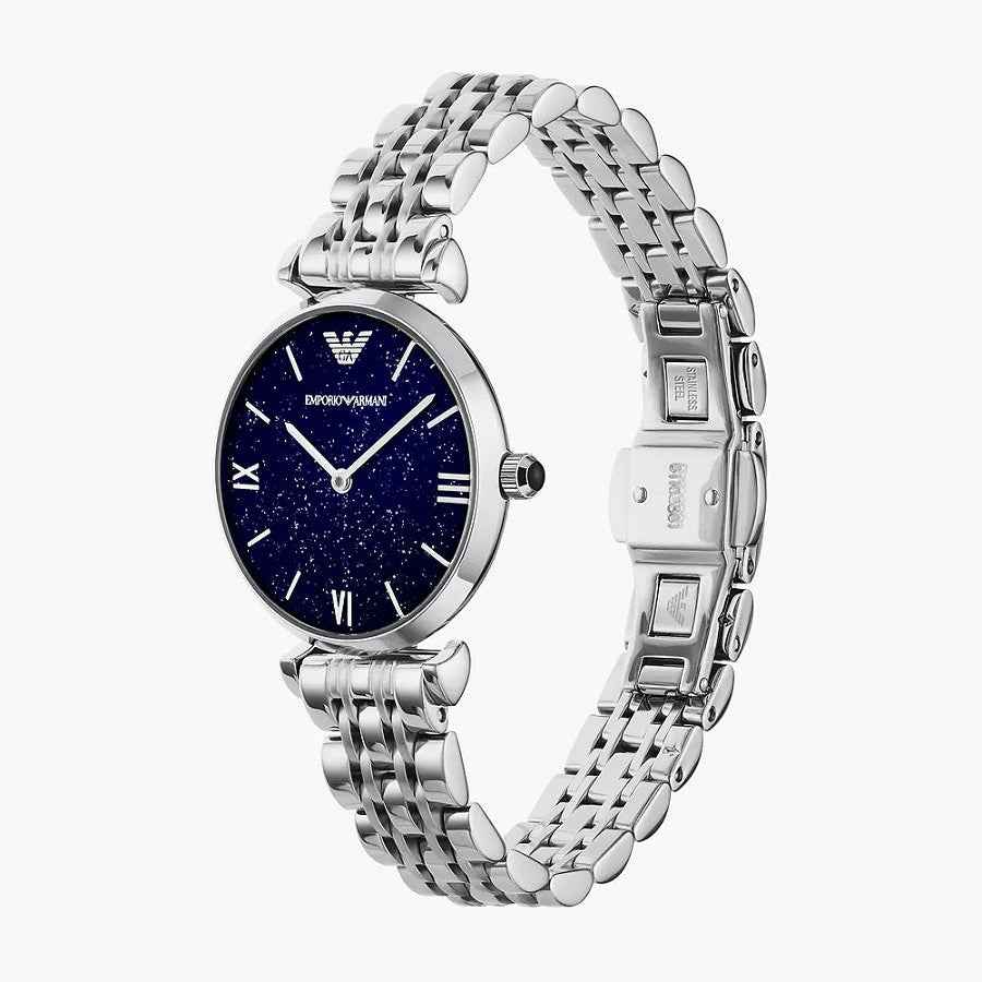 Emporio Armani AR11091 Gianni T-Bar Silver Watch