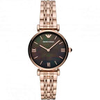 Emporio Armani AR11145 Gianni T-Bar Women's Rose Gold Watch