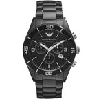 Emporio Armani AR1421 Leo Men's Black Ceramic Watch