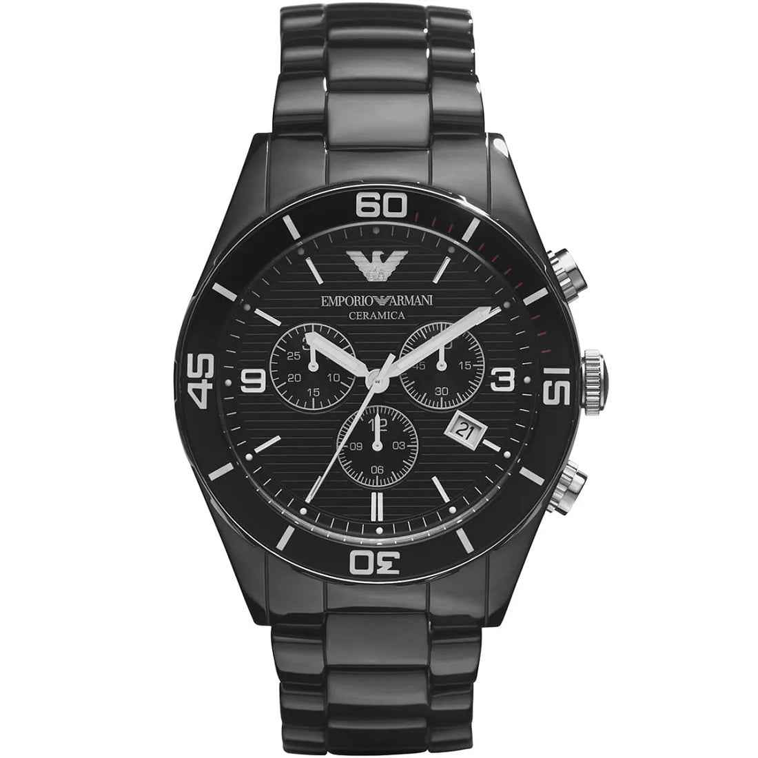 Emporio Armani AR1421 Leo Men's Black Ceramic Watch
