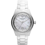 Emporio Armani AR1426 Ceramica Women's White Watch