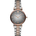 Emporio Armani AR1725 Gianni T-Bar Women's Two-Tone Watch