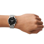 Emporio Armani AR1811 Luigi Men's 41mm Silver Mesh Watch