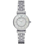 Emporio Armani AR1908 Gianni T-Bar Women's Silver Watch