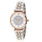 Emporio Armani AR1926 Gianni T-Bar Women's Two-Tone Watch