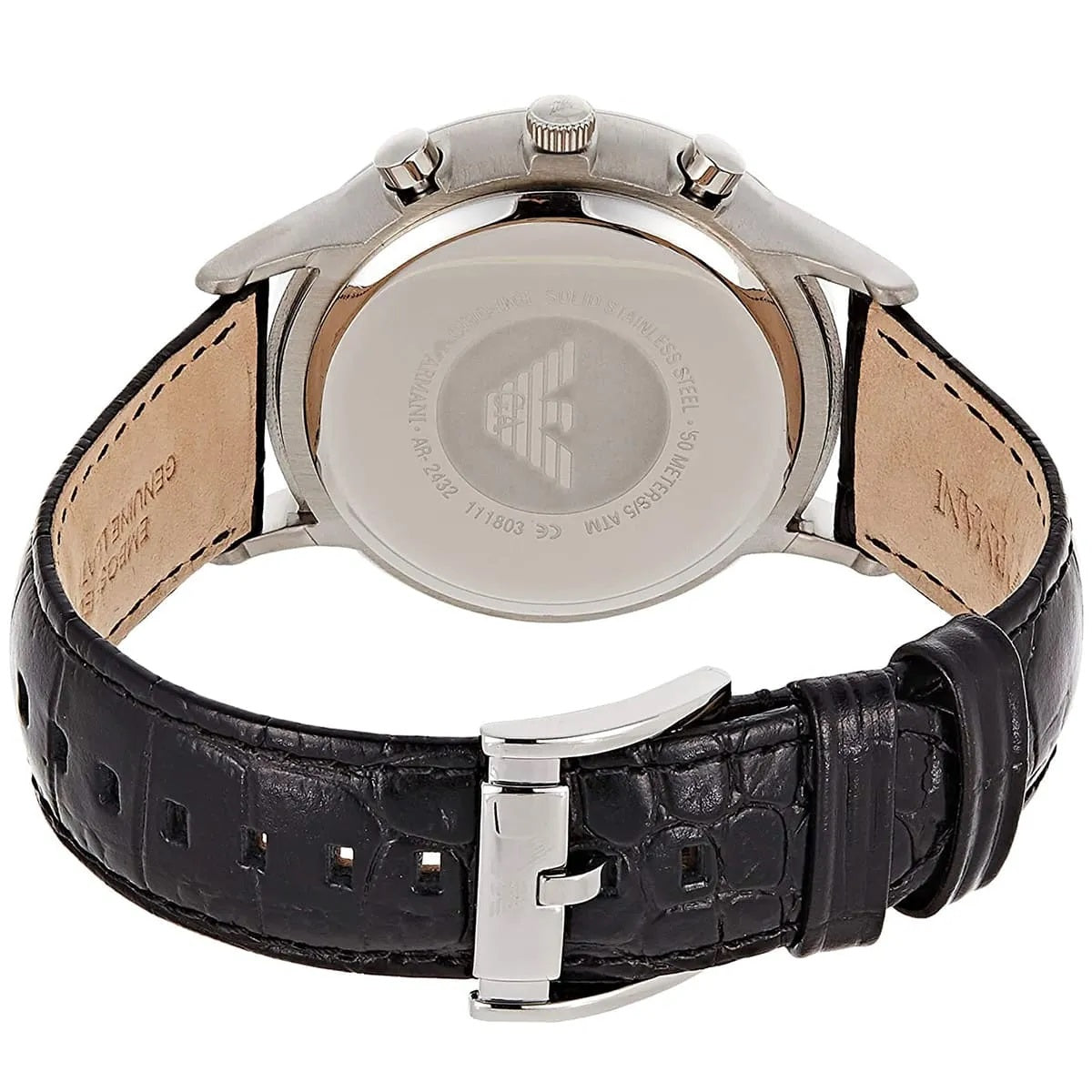 Emporio Armani AR2432 Classic Men's Silver & Black Watch