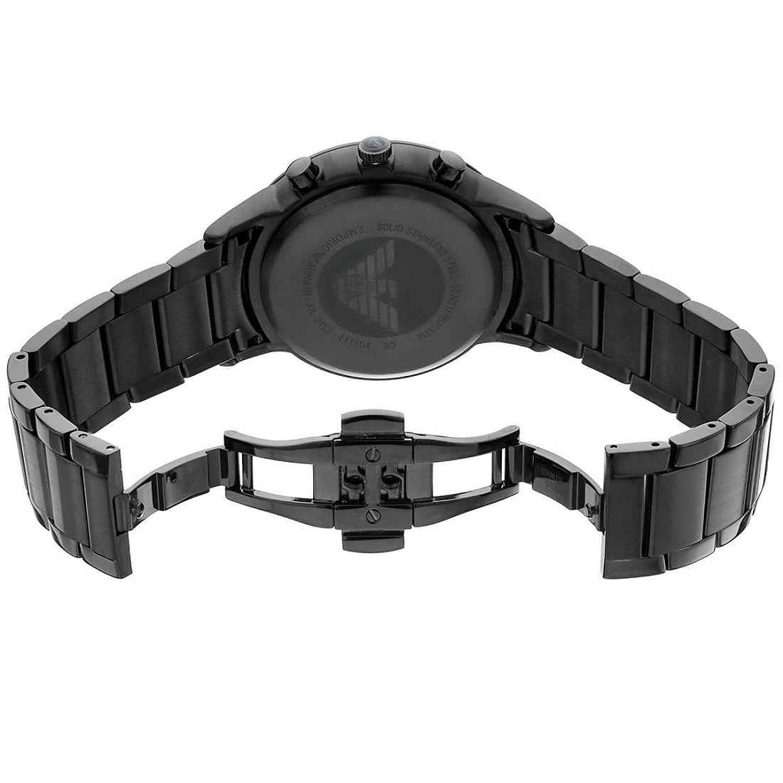 Emporio Armani AR2453 Renato Men's Blackout Watch
