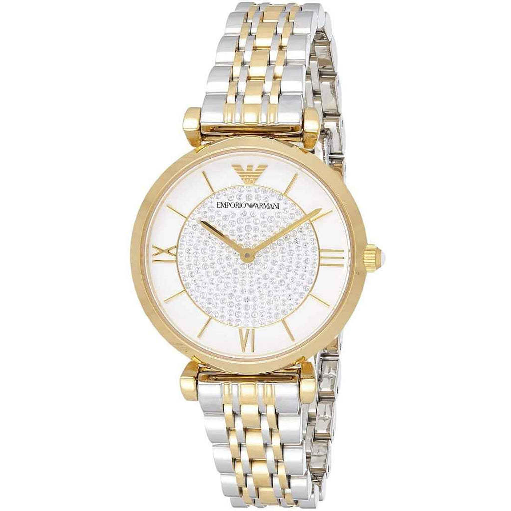 Emporio Armani AR8031 Gianni T-Bar Women's Two-Tone Watch