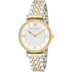 Emporio Armani AR8031 Gianni T-Bar Women's Two-Tone Watch