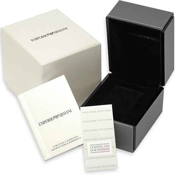 Emporio Armani AR5860 Sportivo Men's Silver & Blue Chronograph