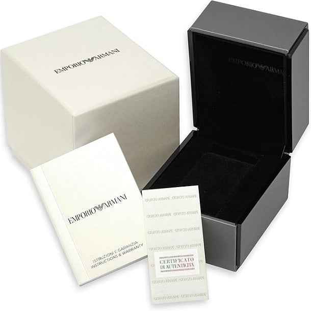 Emporio Armani AR0143 Classic Men's Rectangular Black Watch