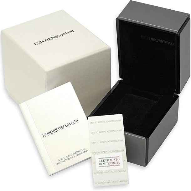 Emporio Armani AR8030 Tazio Men's Two-Tone Blue Watch