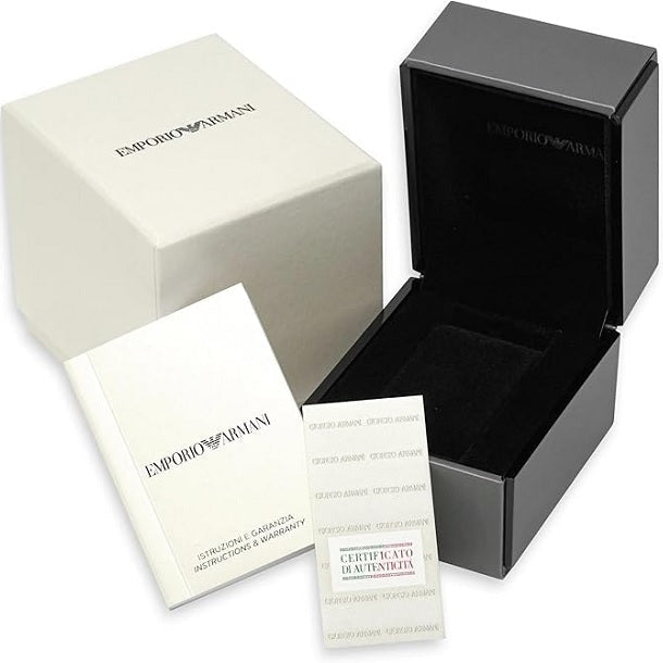 Emporio Armani AR2448 Renato Men's Silver & Blue Watch